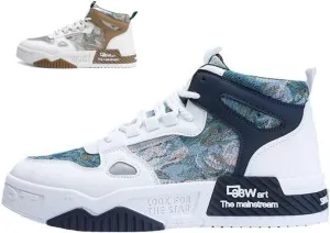 𝐌𝐞𝐧'𝐬 𝐒𝐤𝐚𝐭𝐞𝐛𝐨𝐚𝐫𝐝 High-Top 𝐒𝐡𝐨𝐞𝐬 𝐰𝐢𝐭𝐡 𝐀𝐧𝐭𝐢-𝐒𝐥𝐢𝐩 𝐓𝐞𝐜𝐡𝐧𝐨𝐥𝐨𝐠𝐲 - Comfortable and Canvas for Street Style and Skateboarding - Fashion Trendy Design