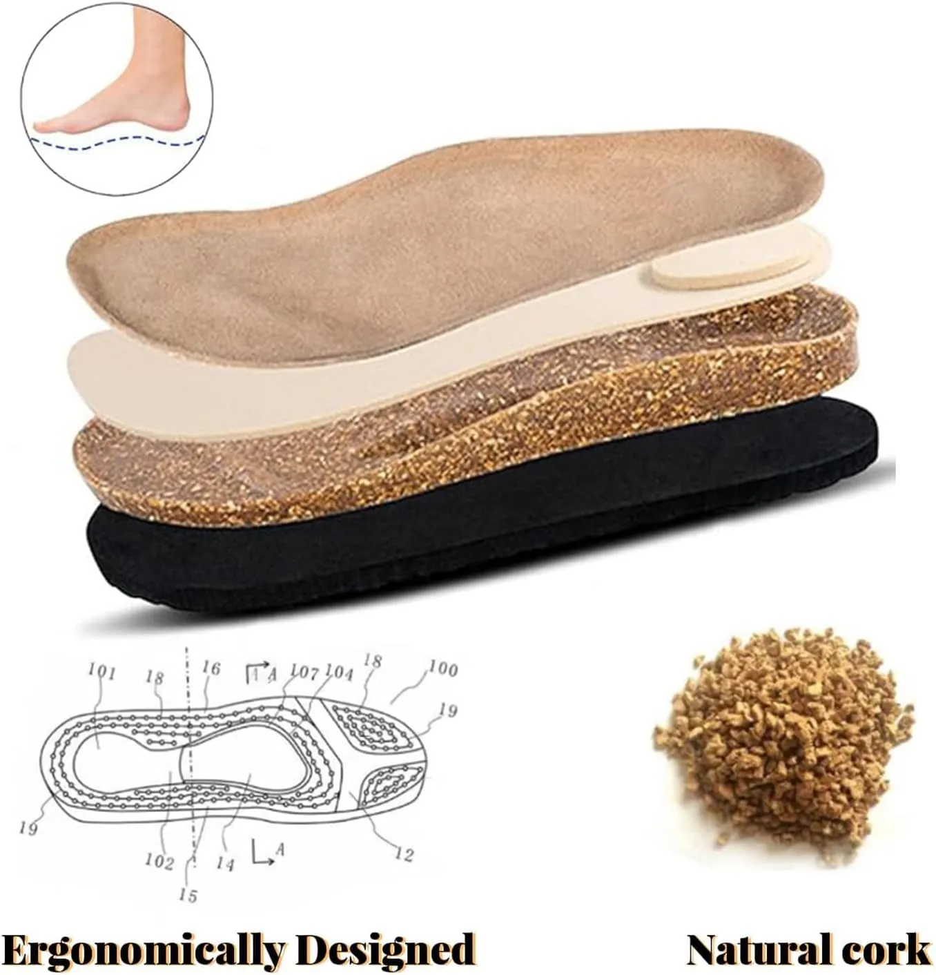 ADAMUMU Clogs for Womens Suede Clogs