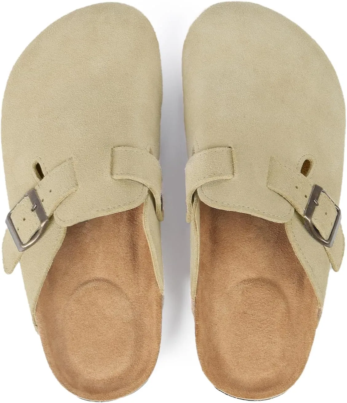 ADAMUMU Clogs for Womens Suede Clogs