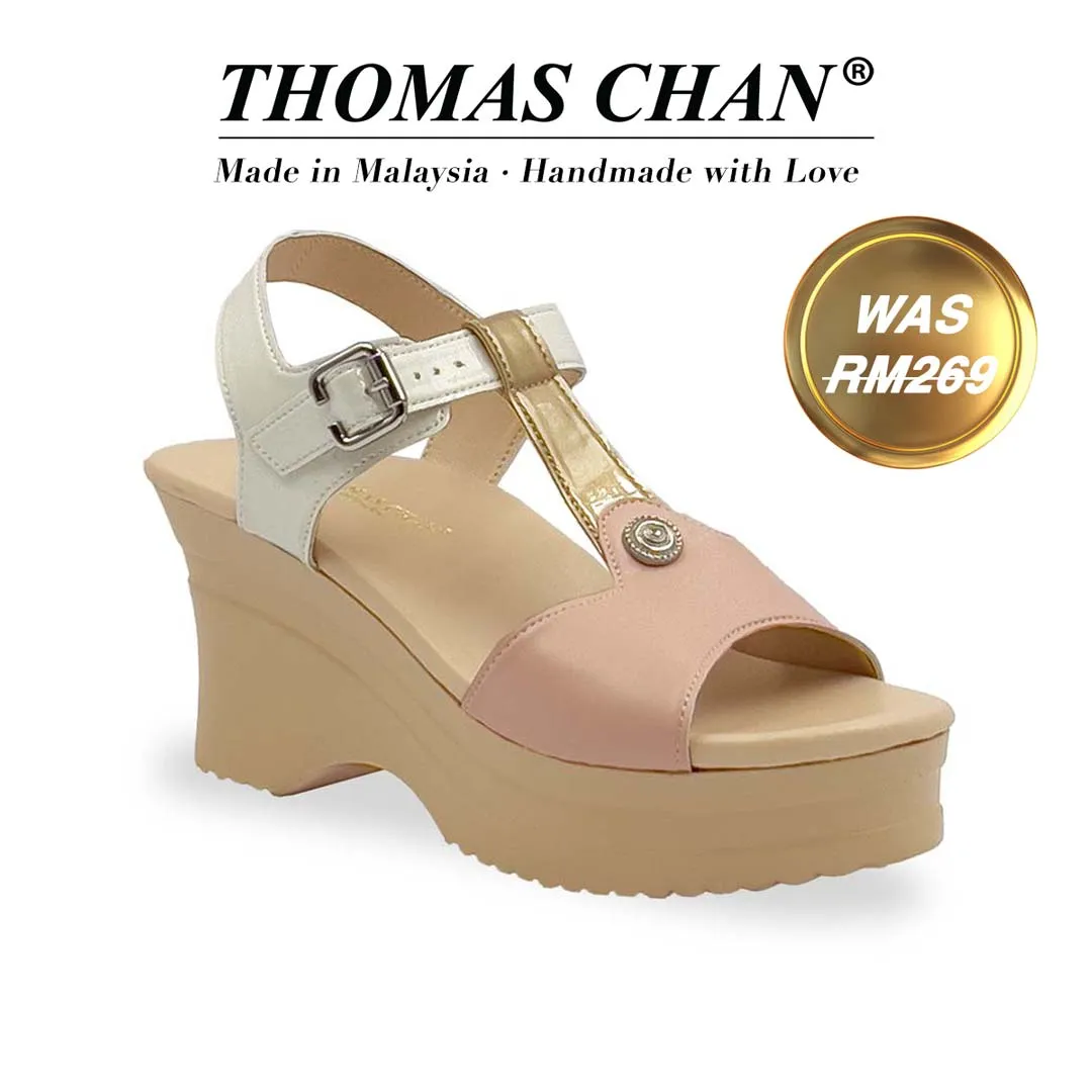 [Add to Cart RM189] Three Tone Slingback Heels 3"inch [Cushioned Footbed Series]