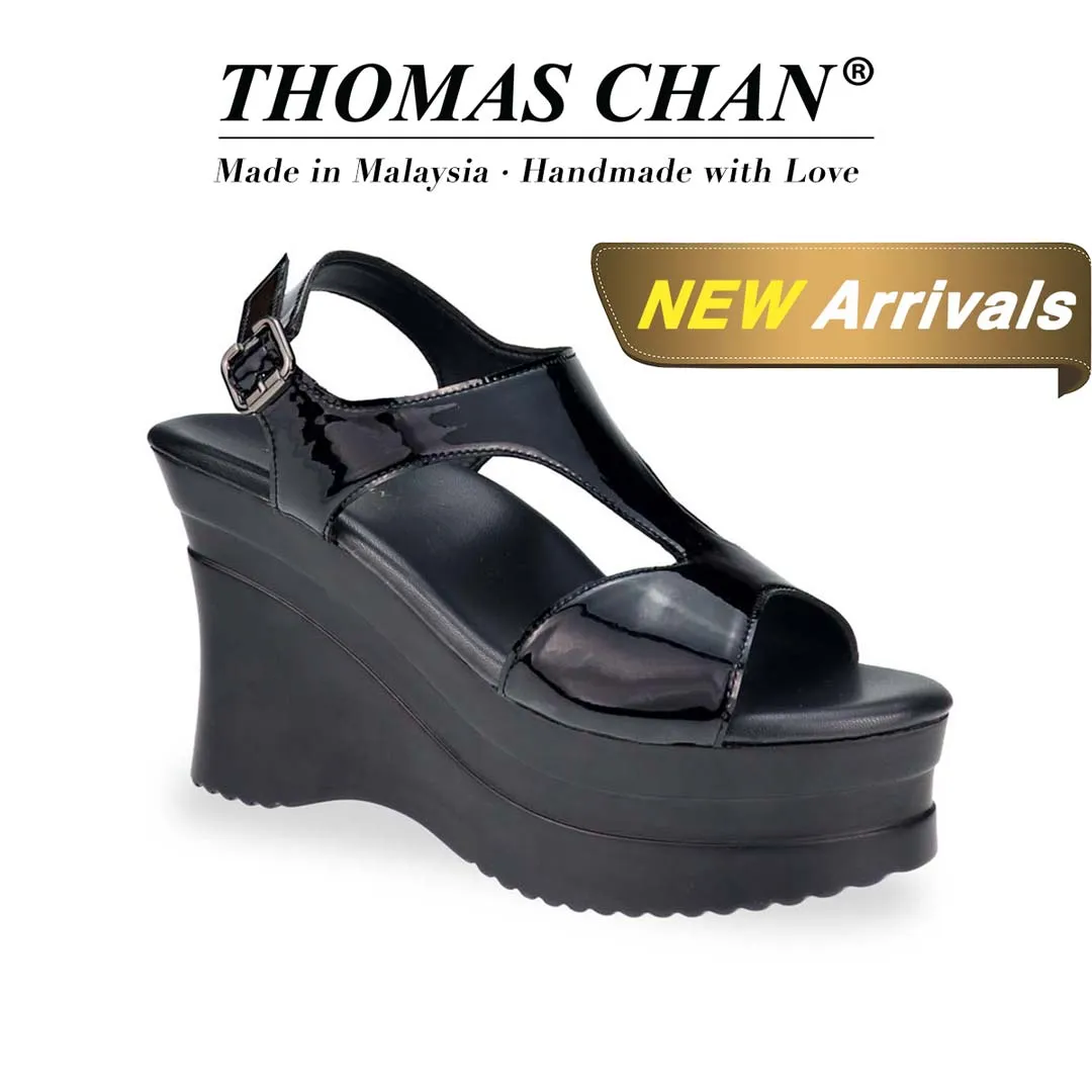 [Add to Cart RM199] Patent Leather Slingback Heels 4"inch [Cushioned Footbed Series]