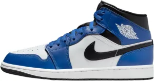 Air Jordan 1 Mid Men's Shoes (DQ8426-402, Game Royal/White/Black) Size 12