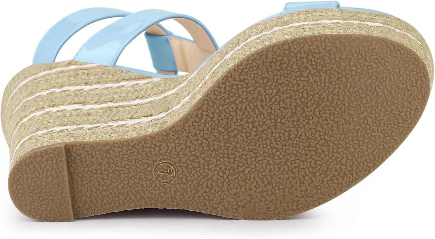 Allegra K Women's Espadrille Strappy Platform Wedges Sandals
