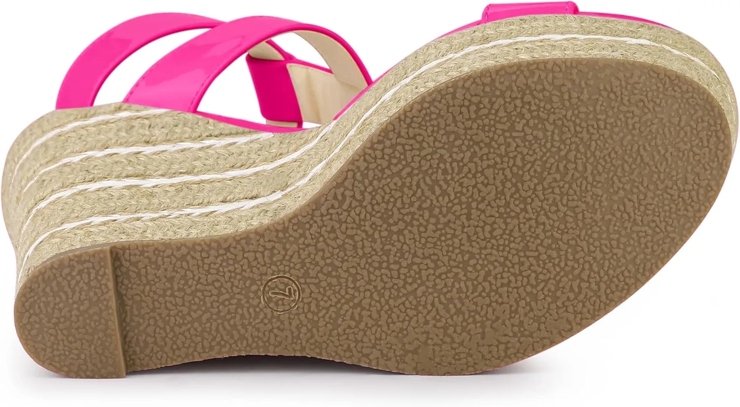 Allegra K Women's Espadrille Strappy Platform Wedges Sandals