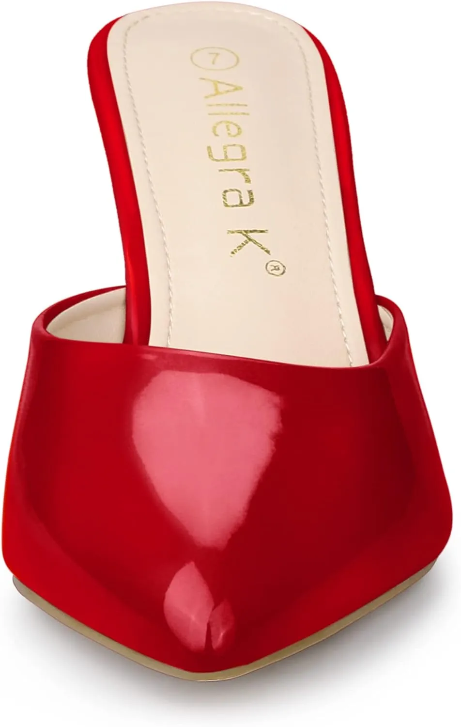 Allegra K Women's Pointed Toe Stiletto Heels Slide Mules