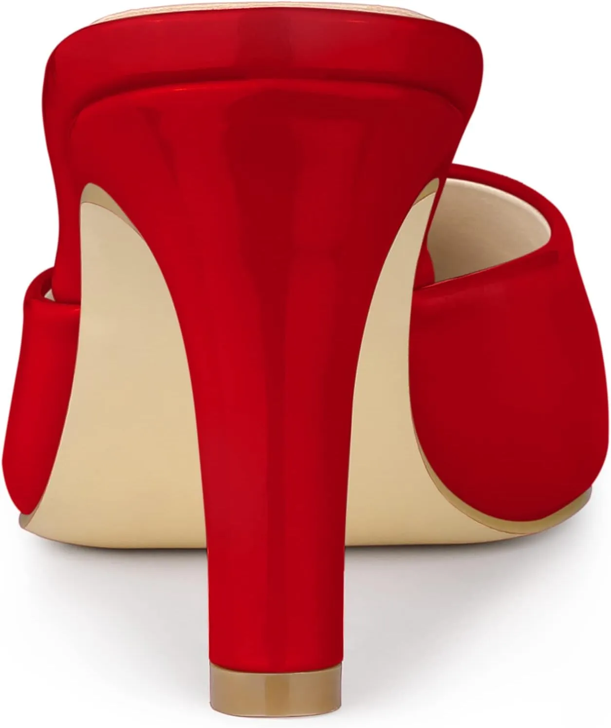 Allegra K Women's Pointed Toe Stiletto Heels Slide Mules
