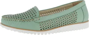 Andrea Conti Women's Moccasin, peppermint, 7 Women