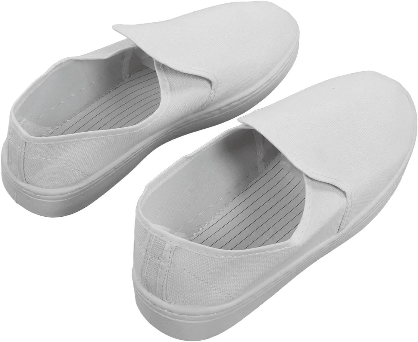 Anti Static Work Shoes, Canvas Soft Lightweight Static Proof Shoes for Industry Food Electronics Factory Cleanroom(42)