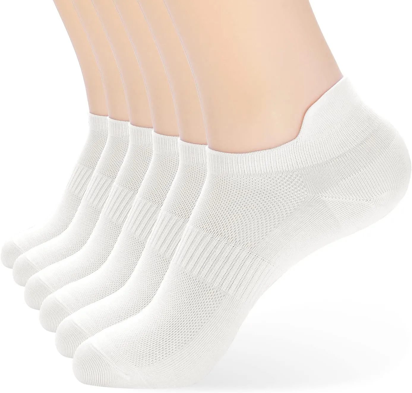 ATBITER Ankle Socks Womens and Men Thin Athletic Running Low Cut No Show Socks With Heel Tab 6-10 Pairs