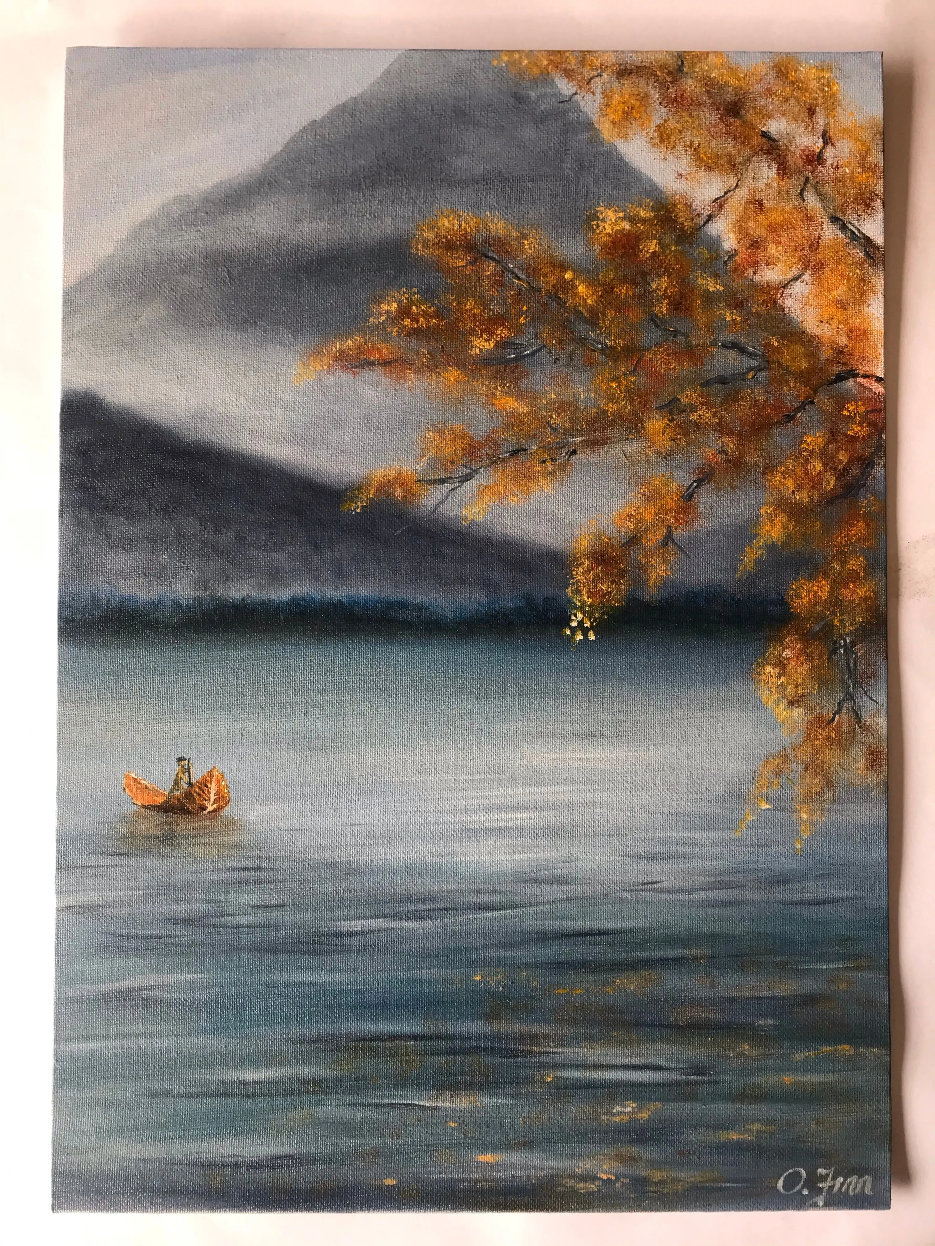 Autumn Leaf Boat