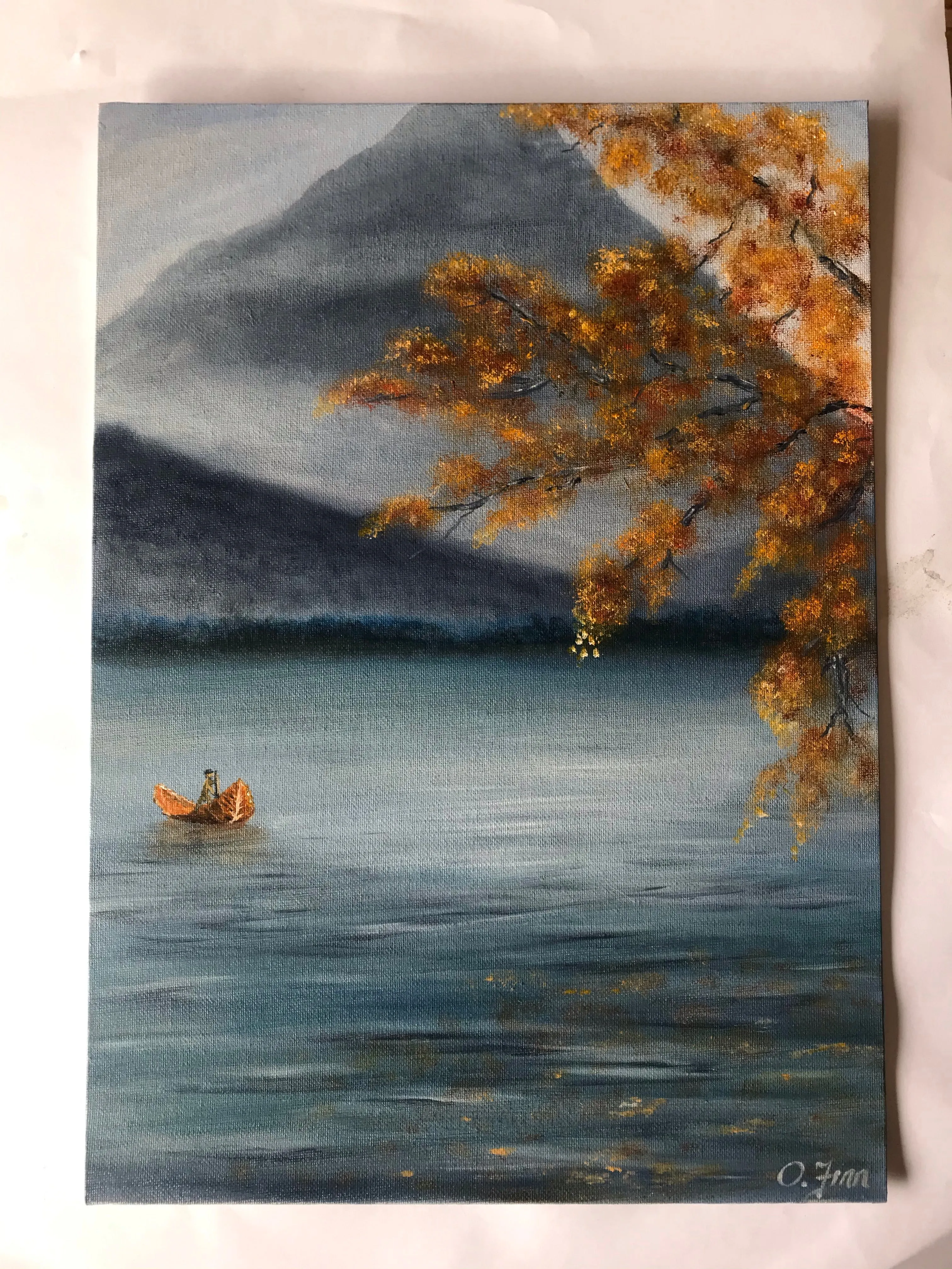 Autumn Leaf Boat