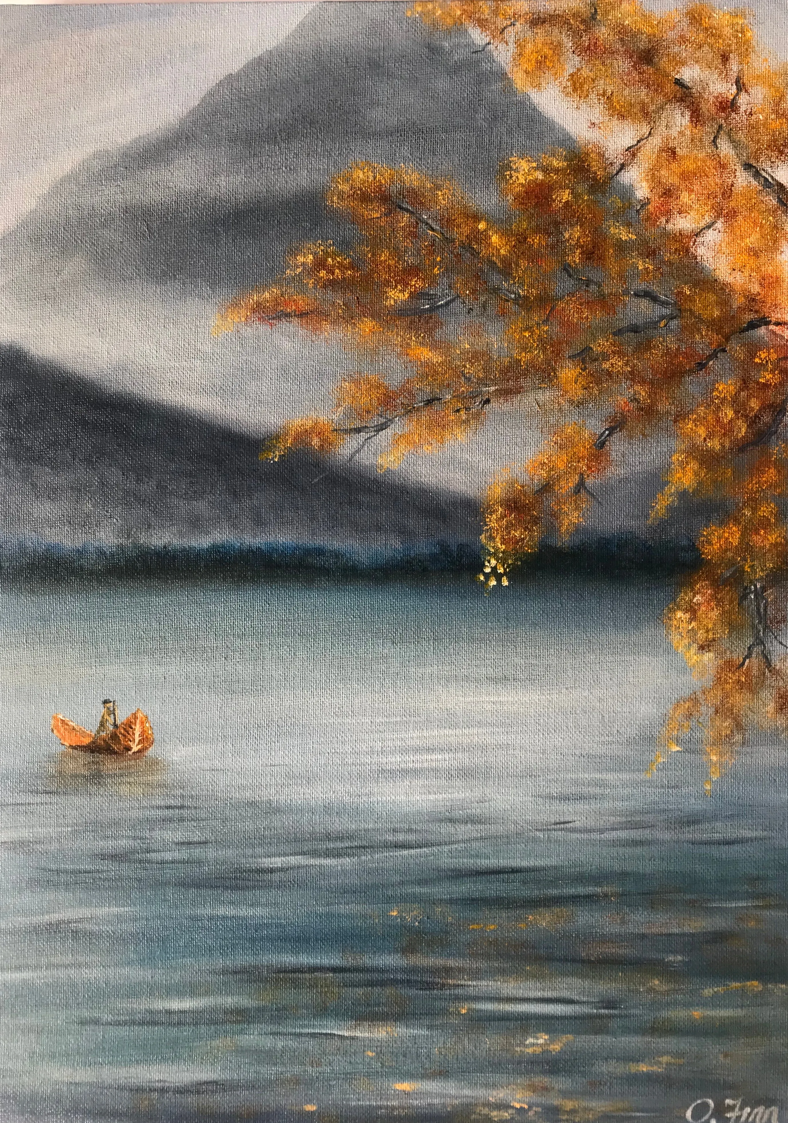 Autumn Leaf Boat