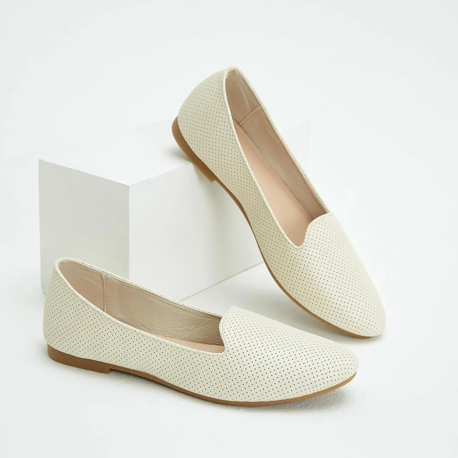 Ballet Flats Shoes for Women Dress Shoes Comfortable Dressy Casual Business Slip on Shoes Loafers