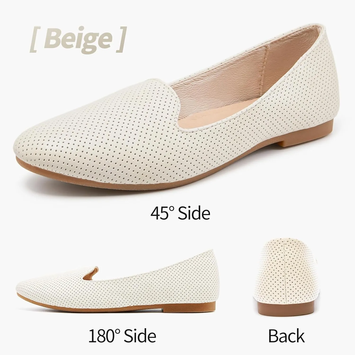 Ballet Flats Shoes for Women Dress Shoes Comfortable Dressy Casual Business Slip on Shoes Loafers