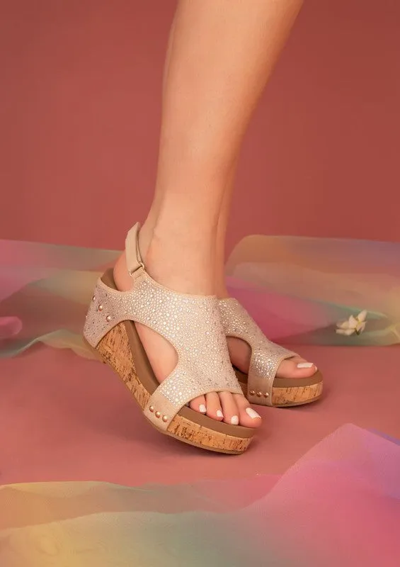BARBARA Rhinestone Wedges