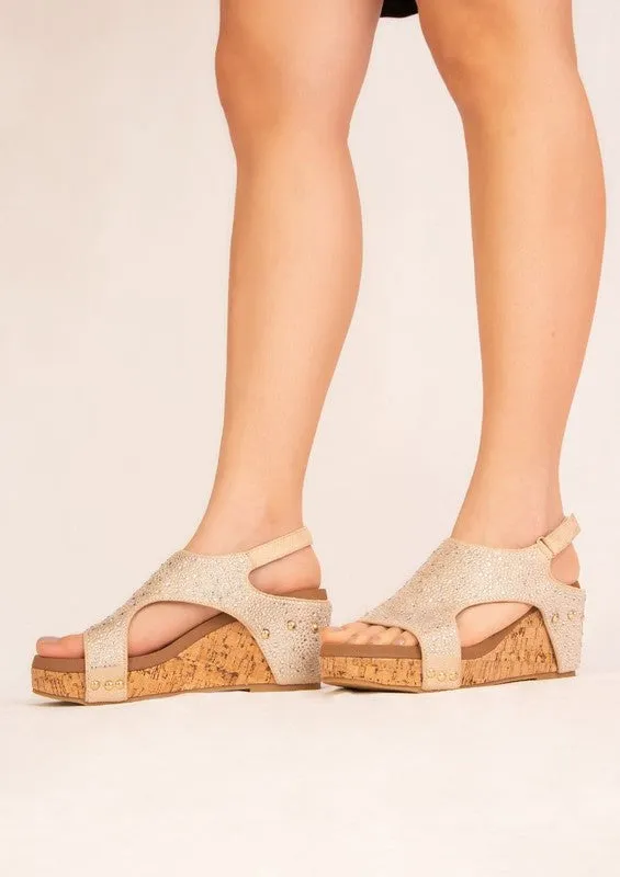 BARBARA Rhinestone Wedges