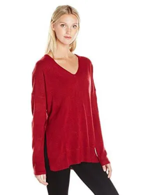 Bcbgeneration Oversized Vneck Tunic Apple Large