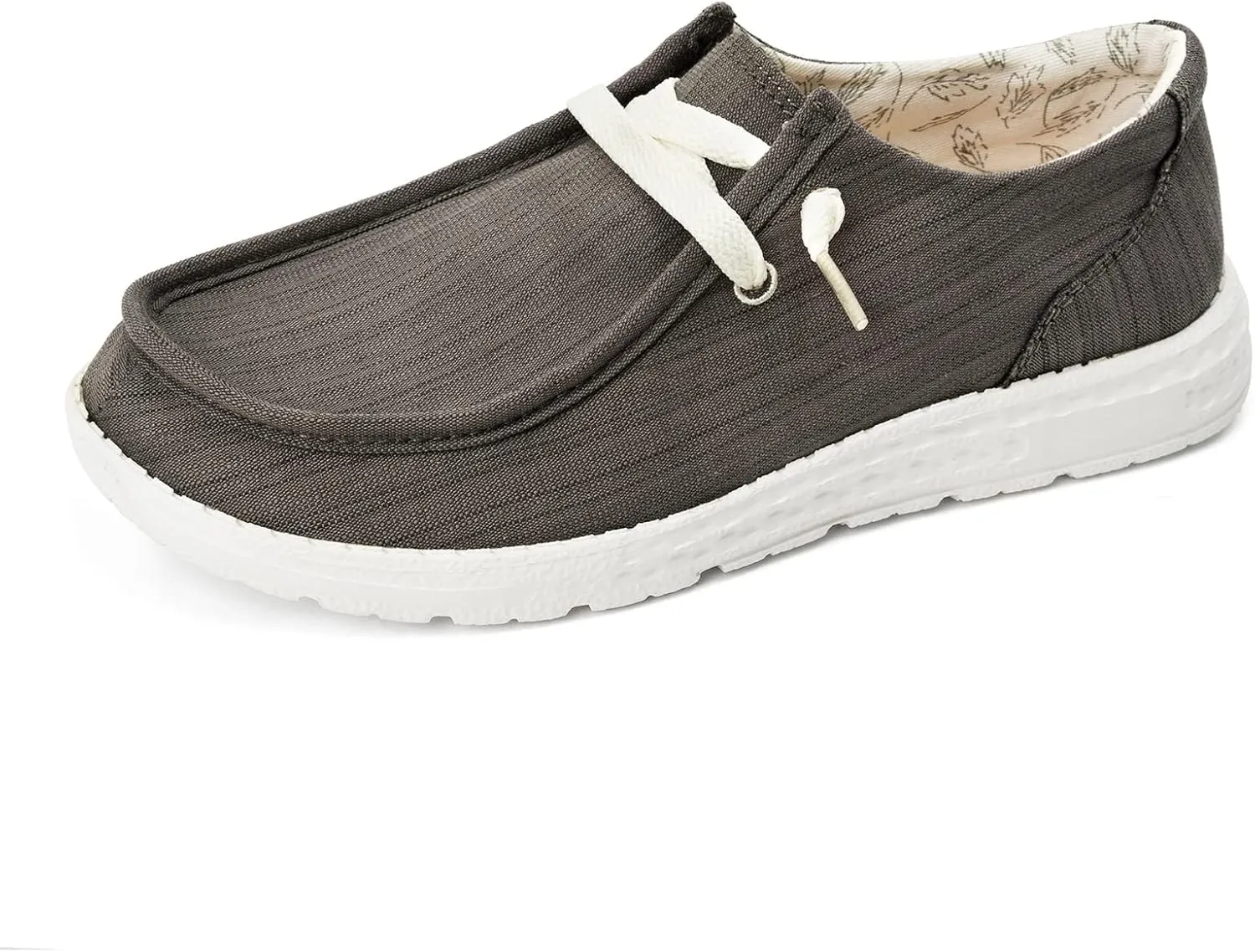 BENEKER Women's Loafers Slip On Low Top Sneakers Casual Boat Shoes Comfortable Walking Flats Breathable Canvas Shoes