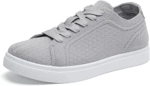 Betrue Breathable Slip On Shoes for Women, Womens Casual Boat Loafers Walking Shoes, Lightweight Canvas Lace Up Loafers Shoes for Women
