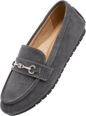 BGSTGUDS Women's Wide Loafers Shoes Cute Dressy Shoes Ladies Comfort Flats Slip Ons Work Shoes