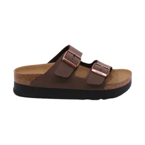 Birkenstock Papillio Arizona Platform Vegan Sandal - Mocha