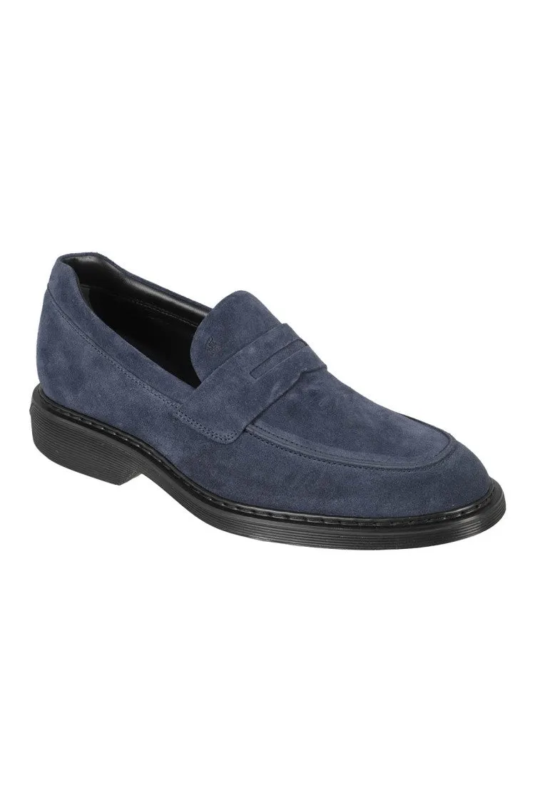 Blue Suede H576 Loafer