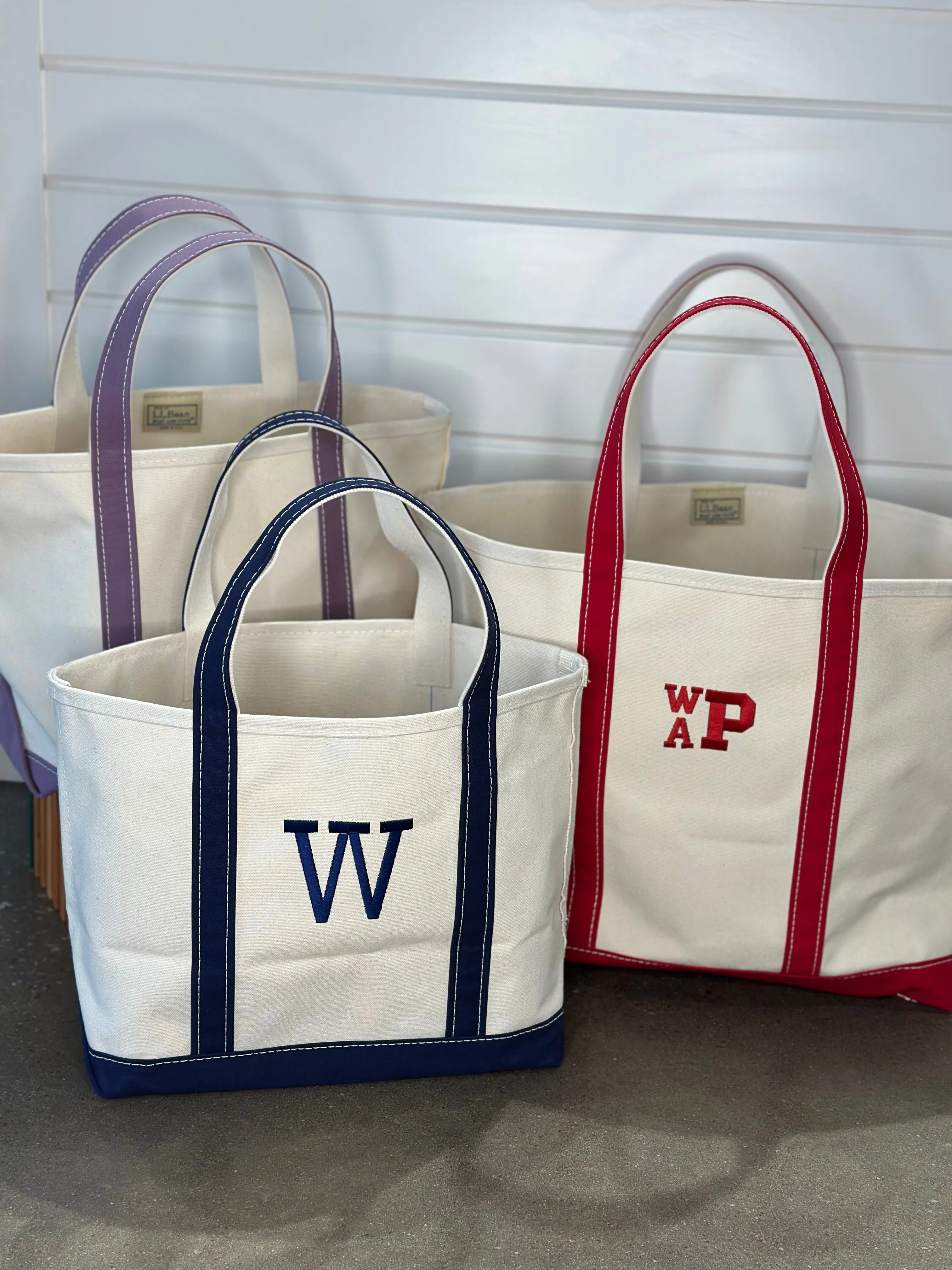 Boat & Tote Medium with Custom Embroidery