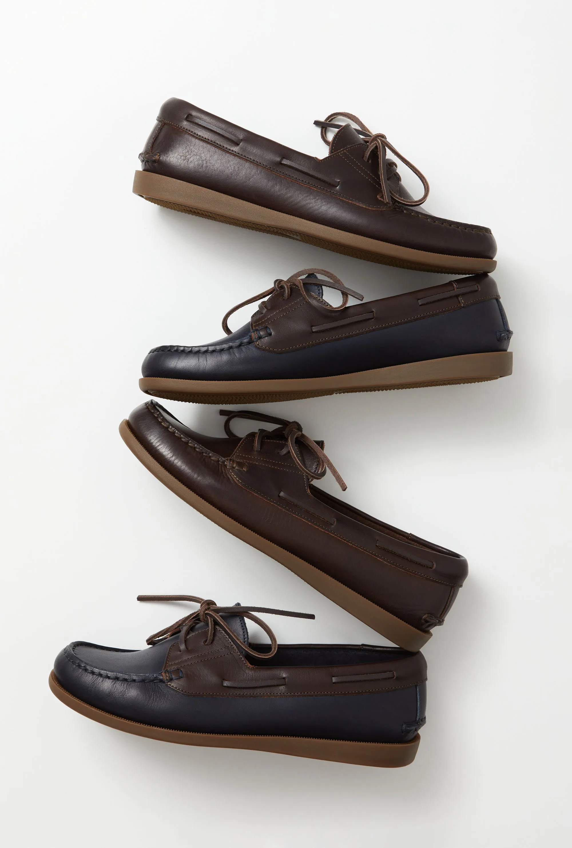 Boat Shoes Navy Espresso Calf