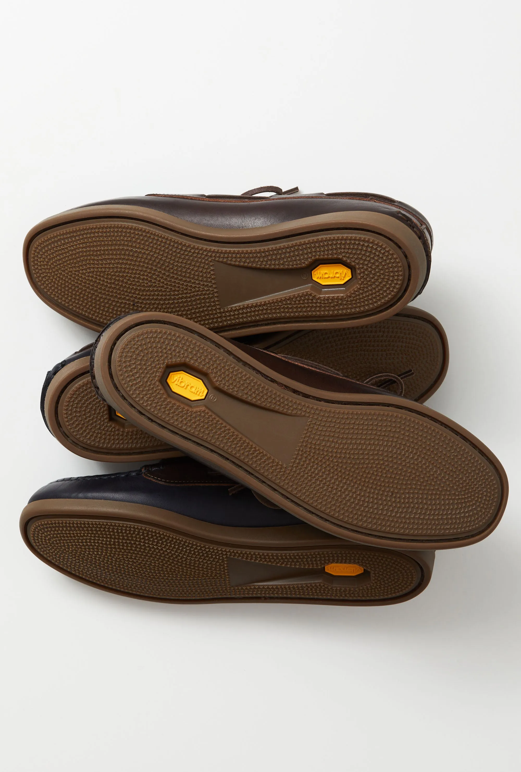 Boat Shoes Navy Espresso Calf
