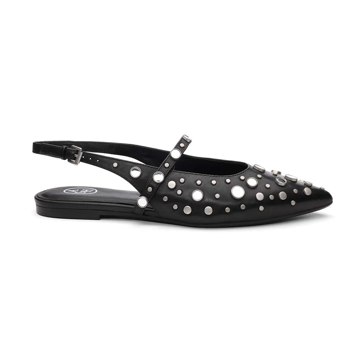 Brenda Studded Slingback Ballet Flat