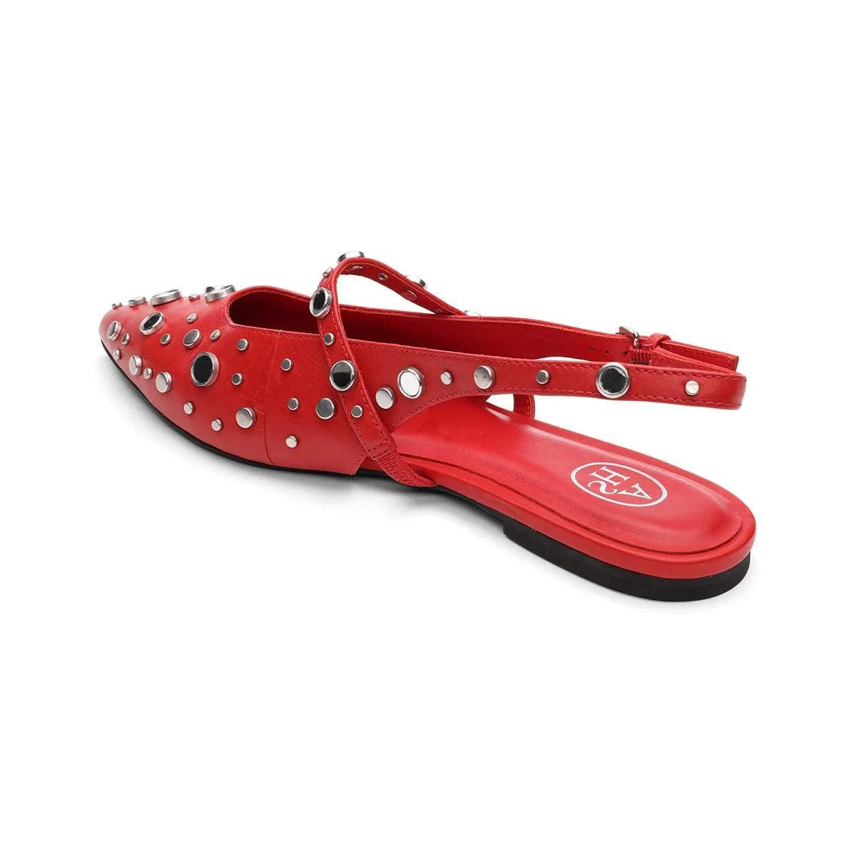 Brenda Studded Slingback Ballet Flat