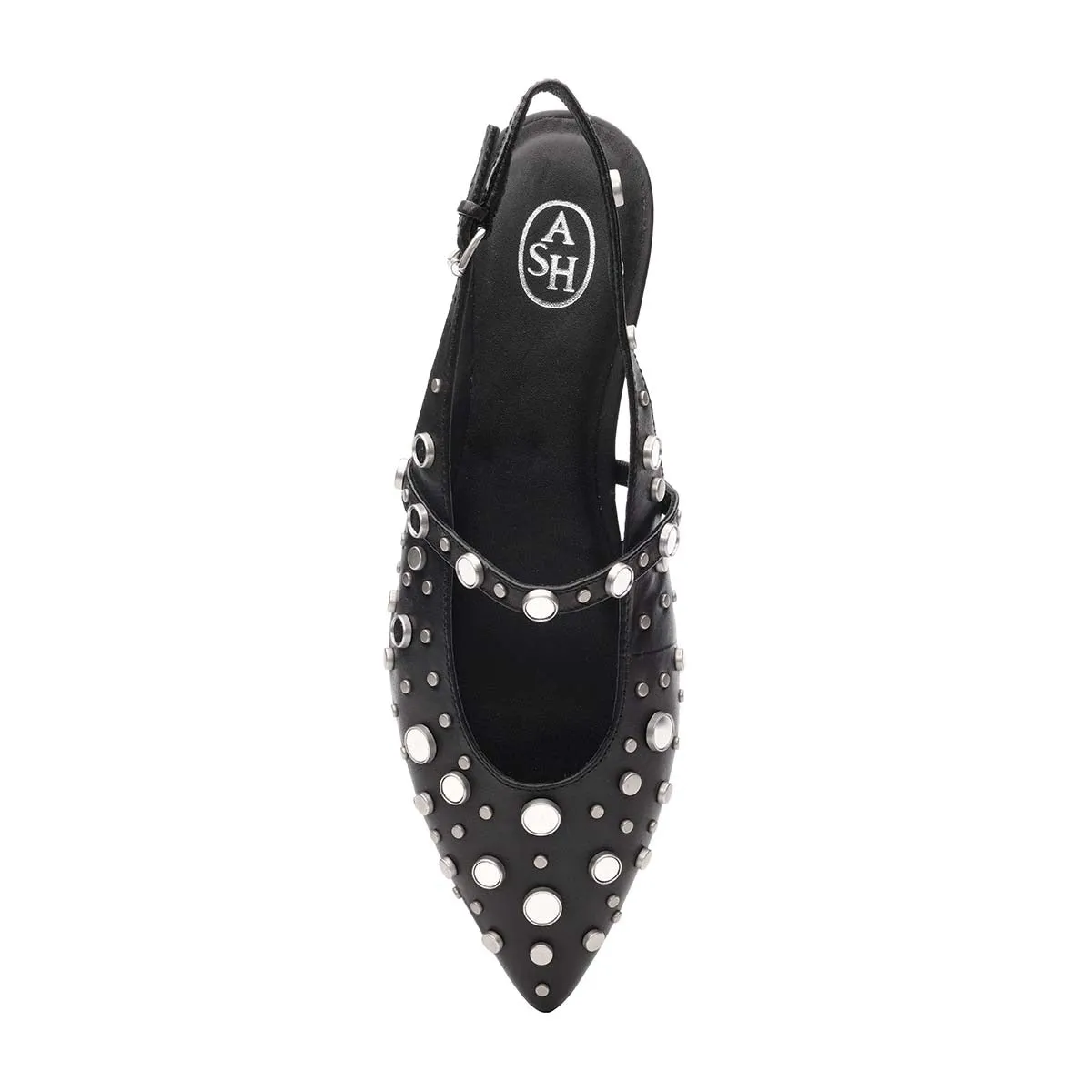 Brenda Studded Slingback Ballet Flat