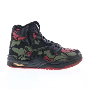 British Knights Ssur*Plus X Control Hi Rose Camo Mens Black Sneakers Shoes