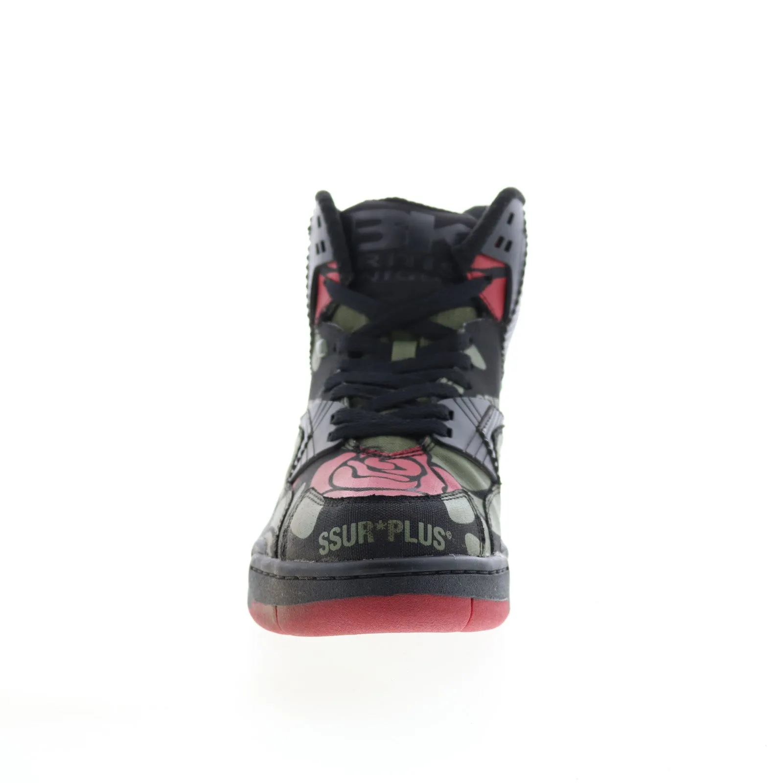 British Knights Ssur*Plus X Control Hi Rose Camo Mens Black Sneakers Shoes