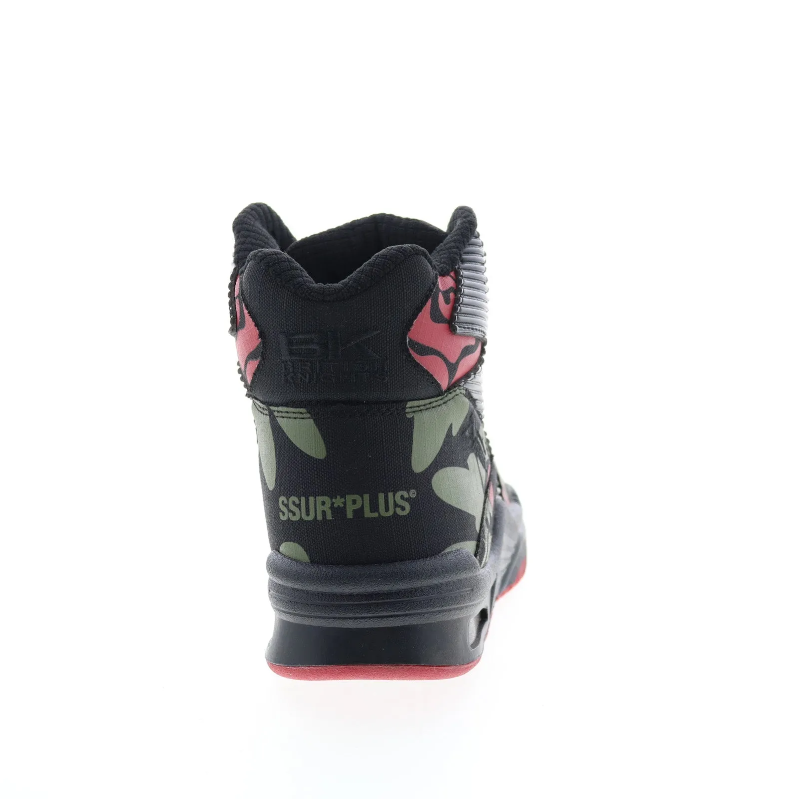 British Knights Ssur*Plus X Control Hi Rose Camo Mens Black Sneakers Shoes