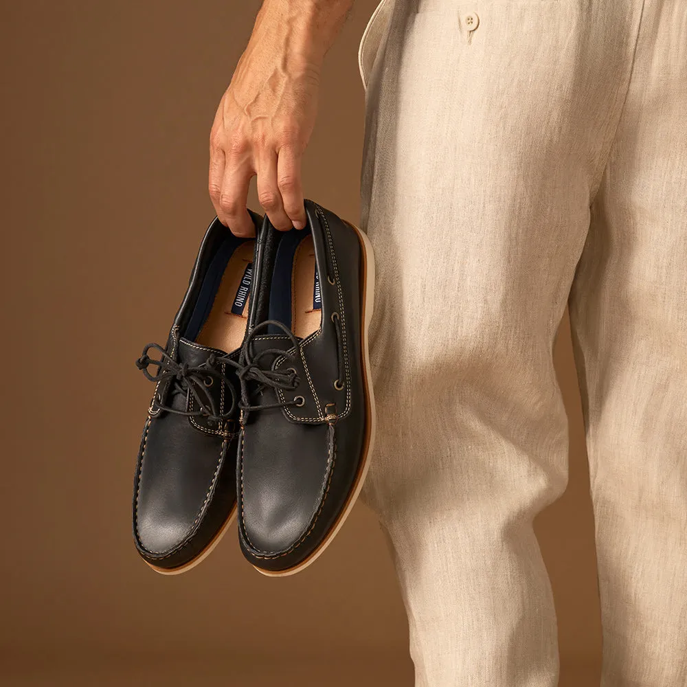 Byron Boat Shoes Navy
