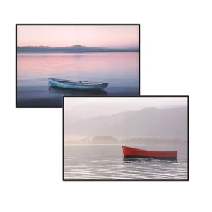 Canvas Boat Framed