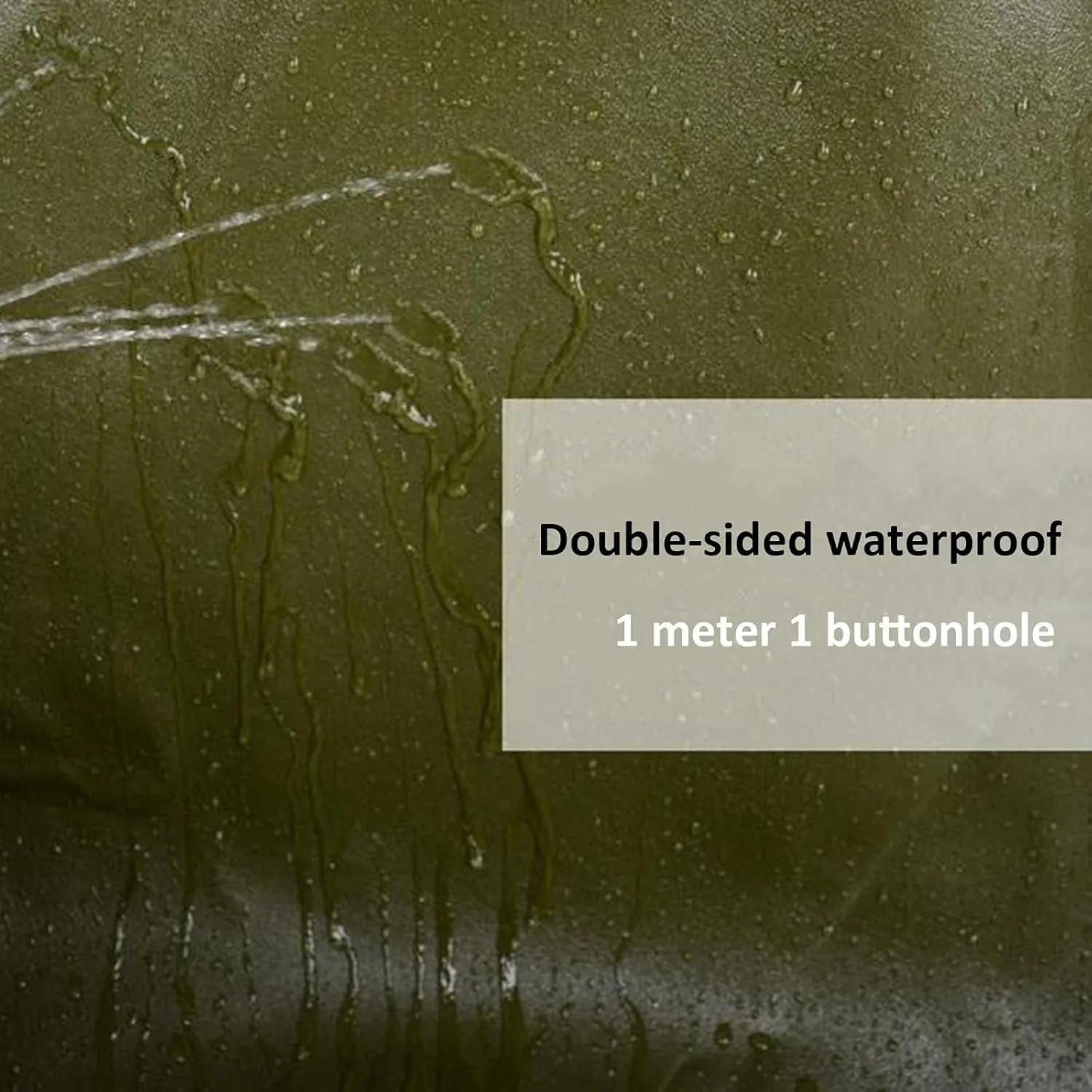 Canvas Tarp, Heavy Duty Waterproof Tarps, Canvas Tarp with Rustproof Grommets, Outdoor Waterproof Tarpaulin, for Camping, Tent Shelter, Boat, Car,Boat, 3x3