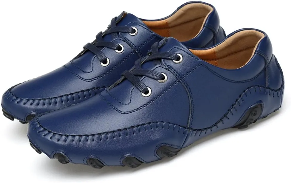 ChicWind Men's Comfy Driving Car Leather Loafers Boat Shoes Moccasins