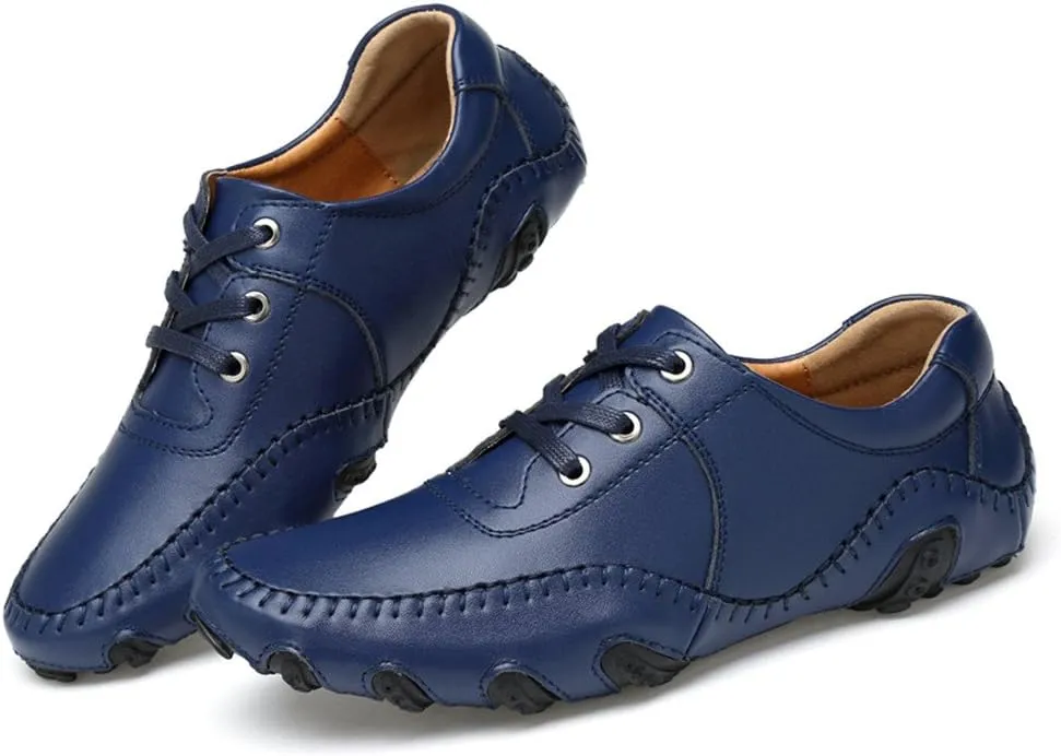 ChicWind Men's Comfy Driving Car Leather Loafers Boat Shoes Moccasins