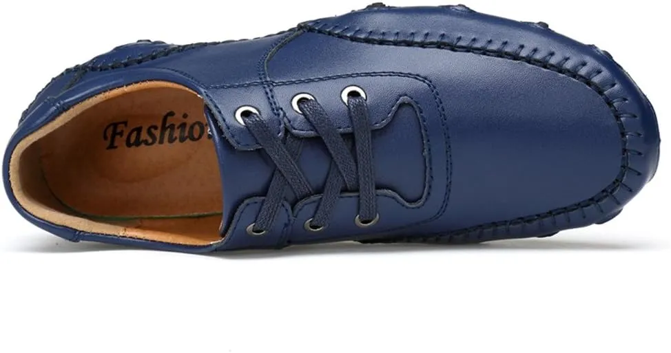 ChicWind Men's Comfy Driving Car Leather Loafers Boat Shoes Moccasins