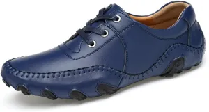 ChicWind Men's Comfy Driving Car Leather Loafers Boat Shoes Moccasins