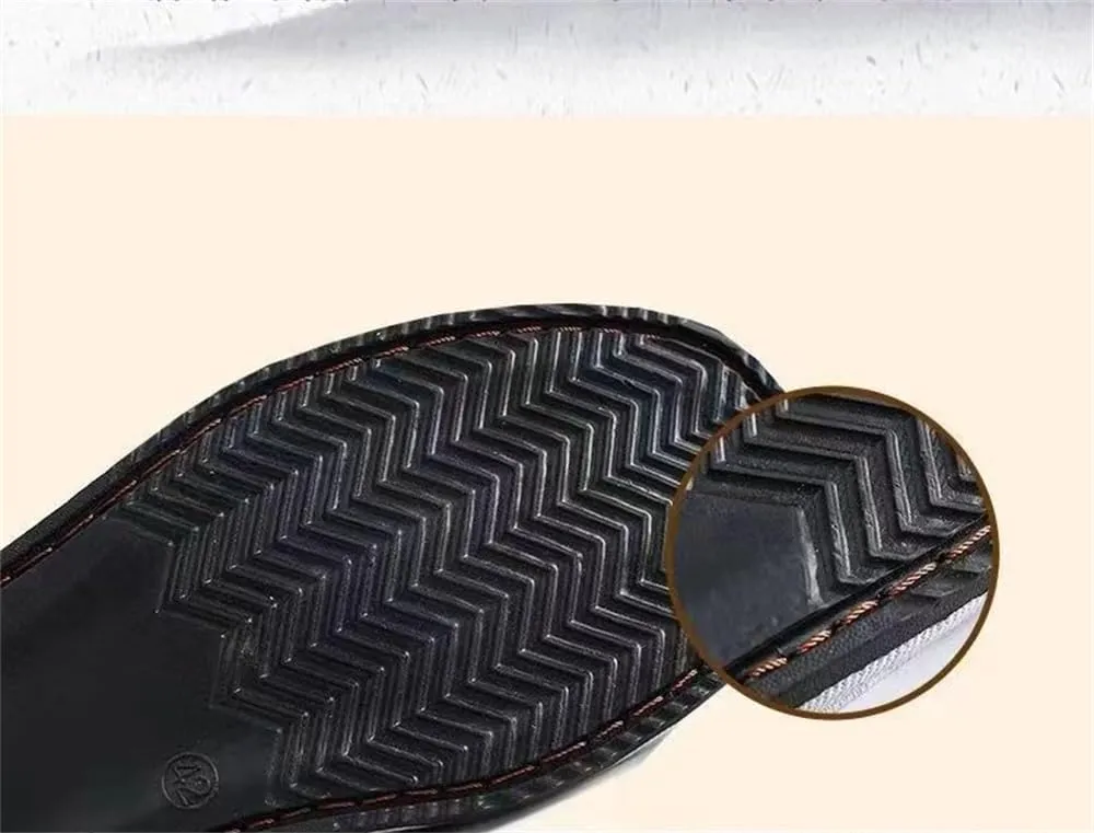 Chinese Traditional Old Beijing Shoes Kung Fu Tai Chi Shoes Breathable and Comfortable Walking Driving Shoes