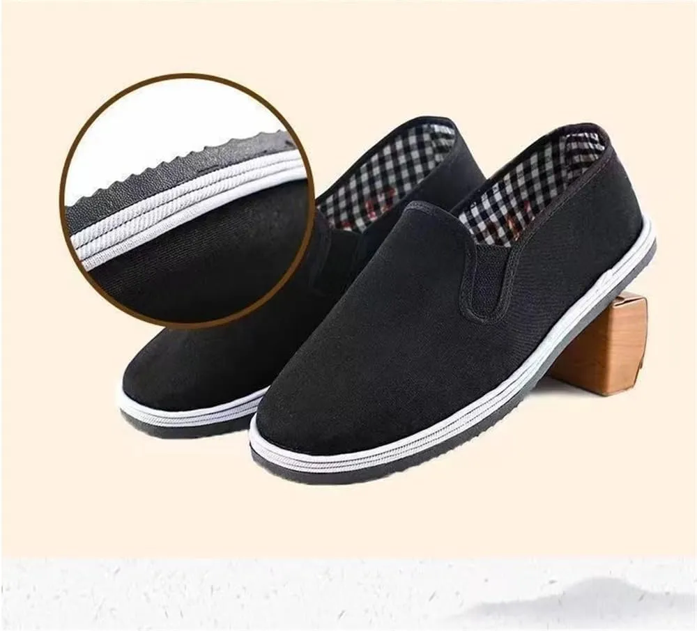 Chinese Traditional Old Beijing Shoes Kung Fu Tai Chi Shoes Breathable and Comfortable Walking Driving Shoes
