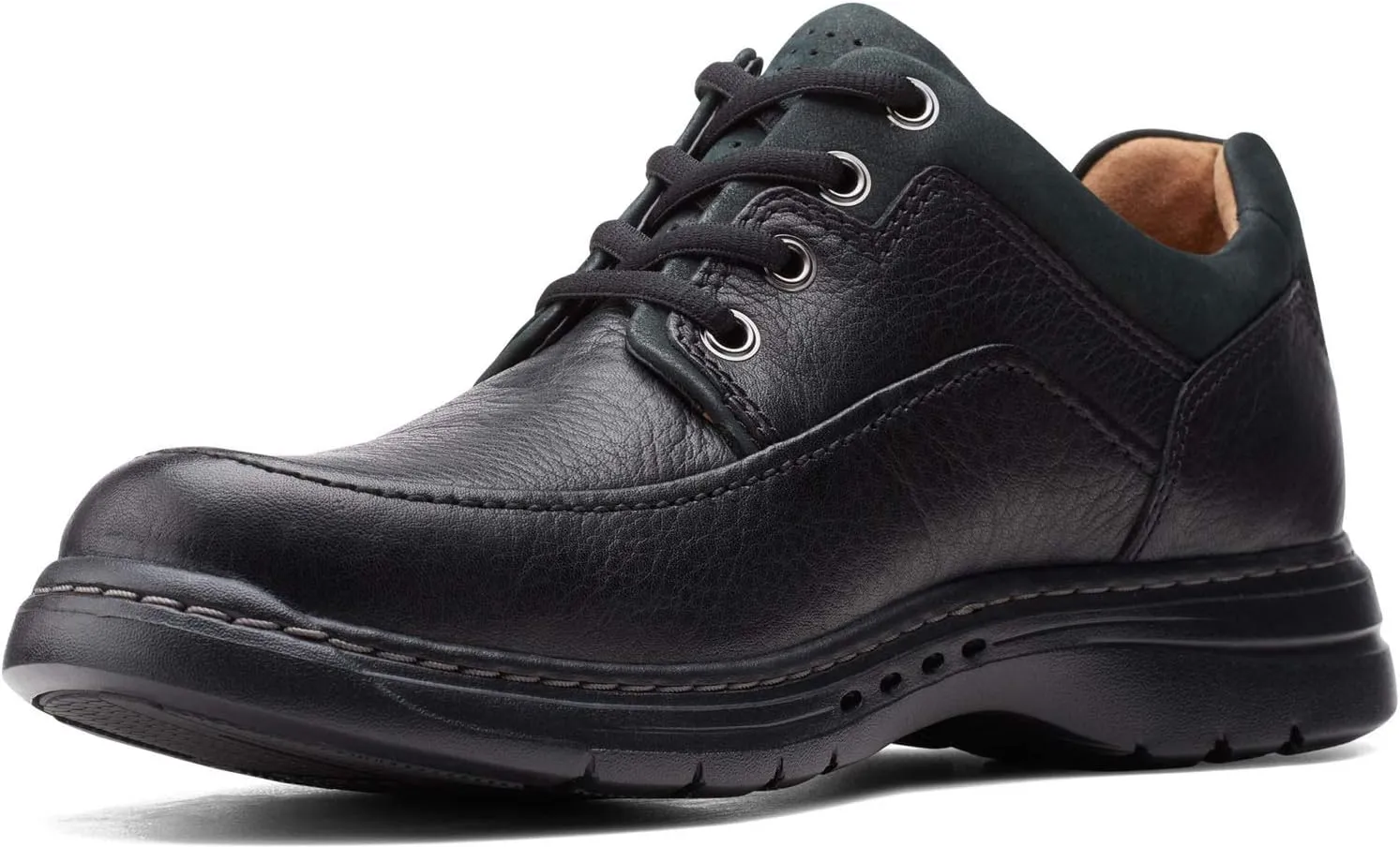 Clarks Un Brawley Lace Leather Shoes