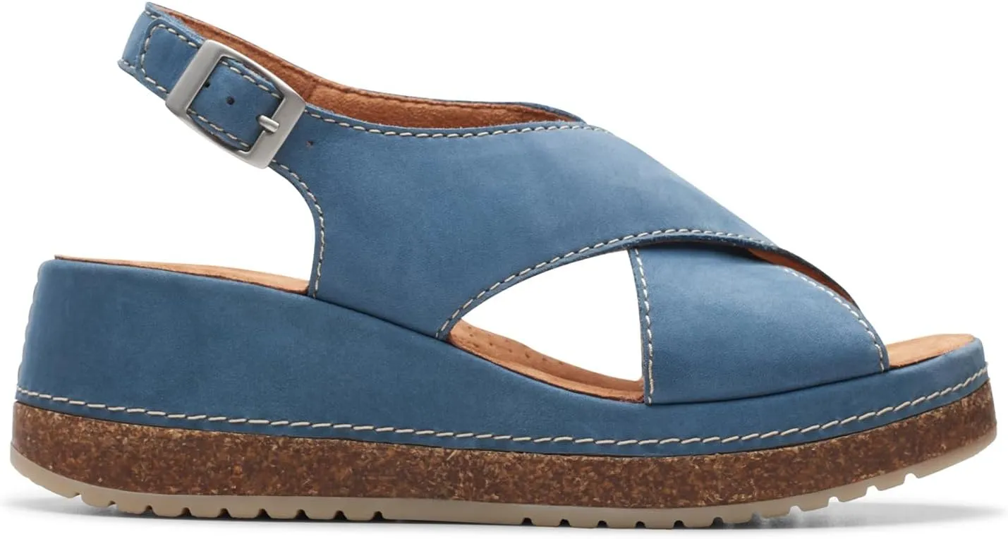 Clarks Women's Kassanda Step Wedge Sandal