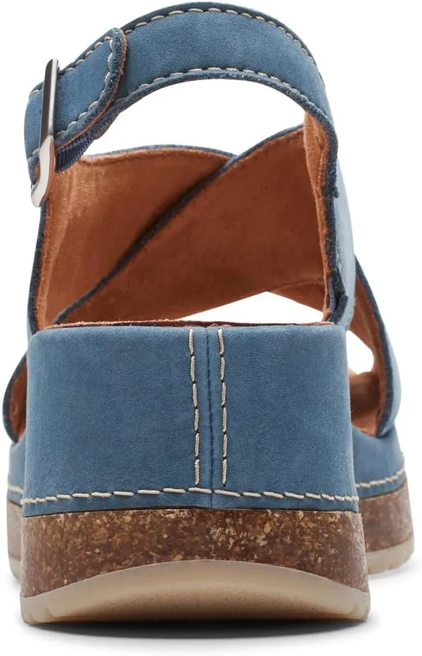 Clarks Women's Kassanda Step Wedge Sandal