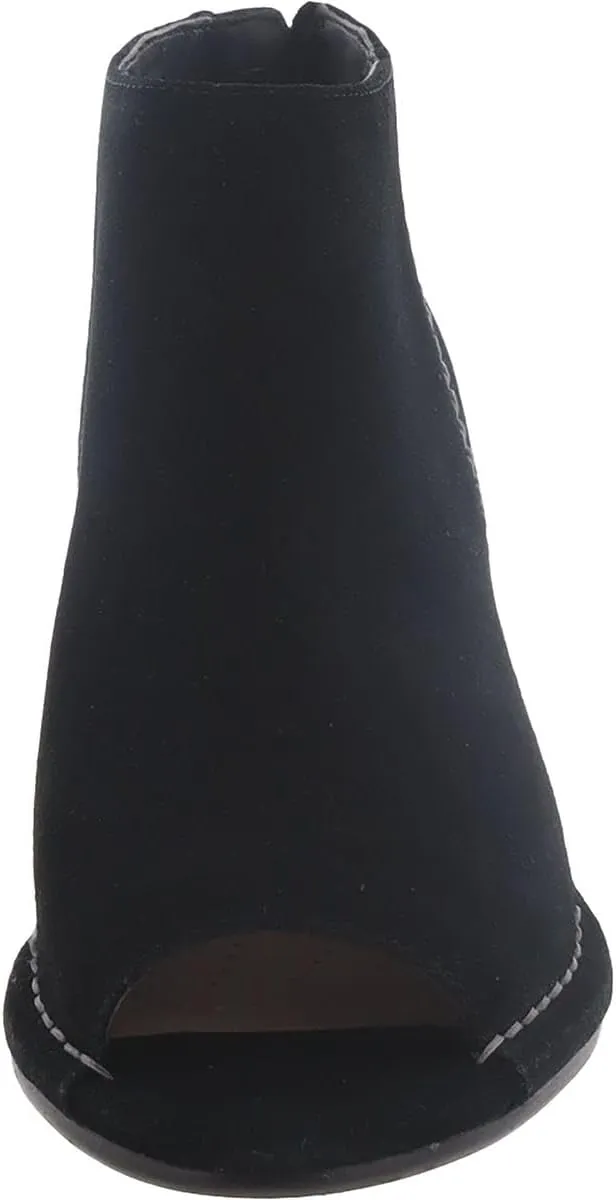 Clarks Womens Spiced Melody Suede Zipper Mules