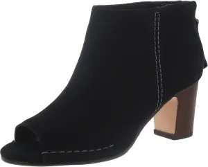 Clarks Womens Spiced Melody Suede Zipper Mules