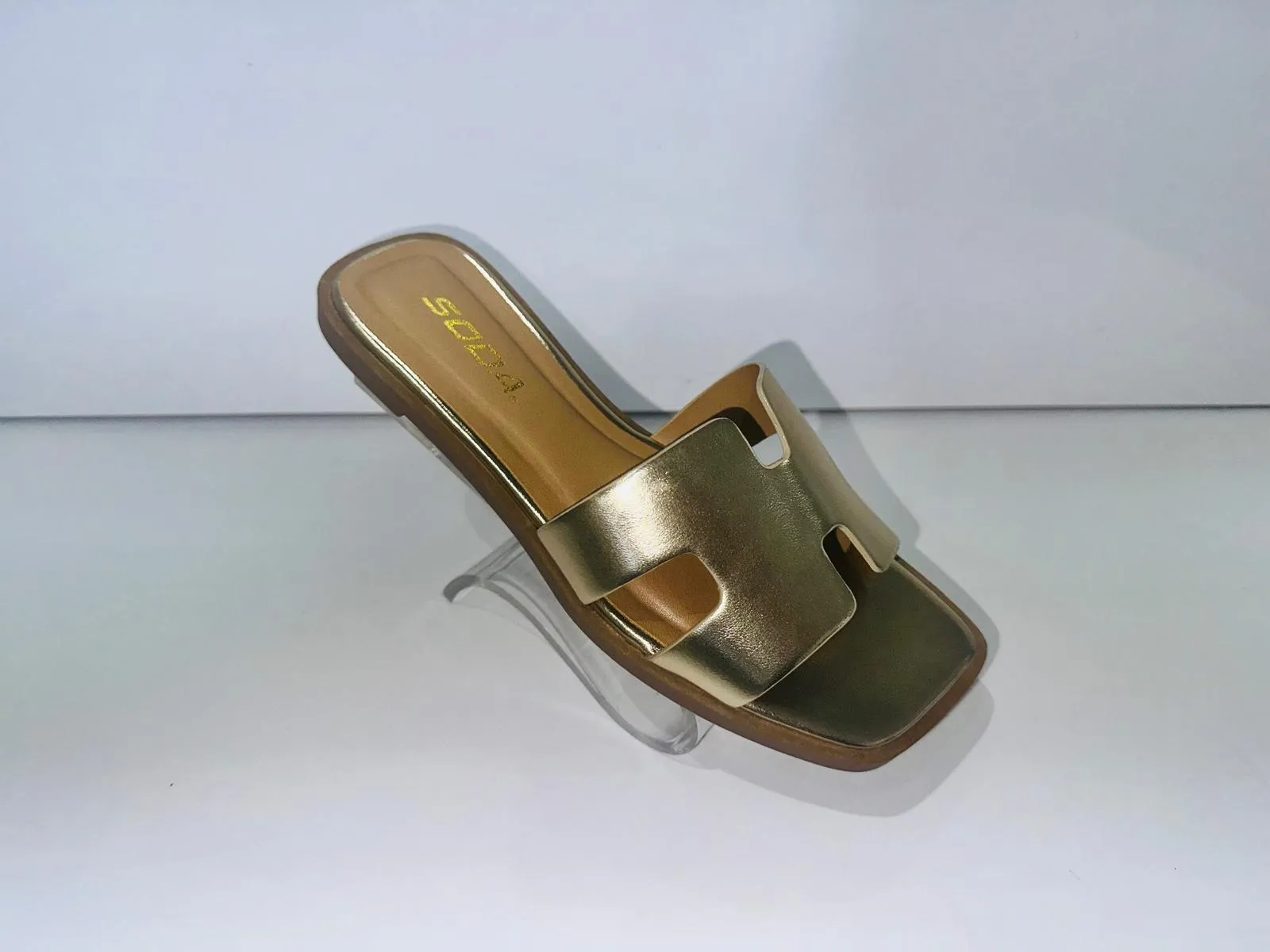 Comfortable Women Sandals Memory Foam Slides for Women Knit